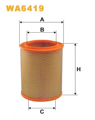 WIX FILTERS wa6419 -  Воздушный фильтр